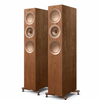KEF R7 Meta Floorstanding Speakers Walnut (Pair)