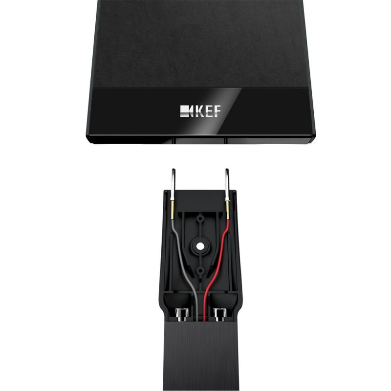 KEF T-Stand Speaker Stands (Pair) — bracket and cable management detail