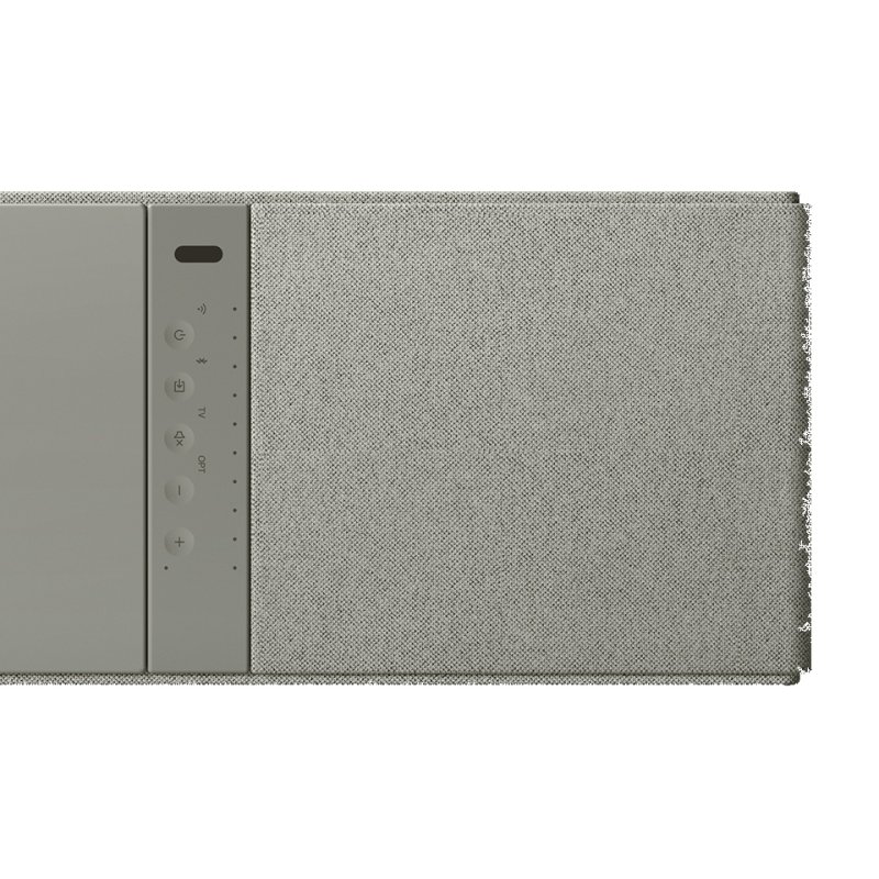 KEF XIO Silver Grey side detail