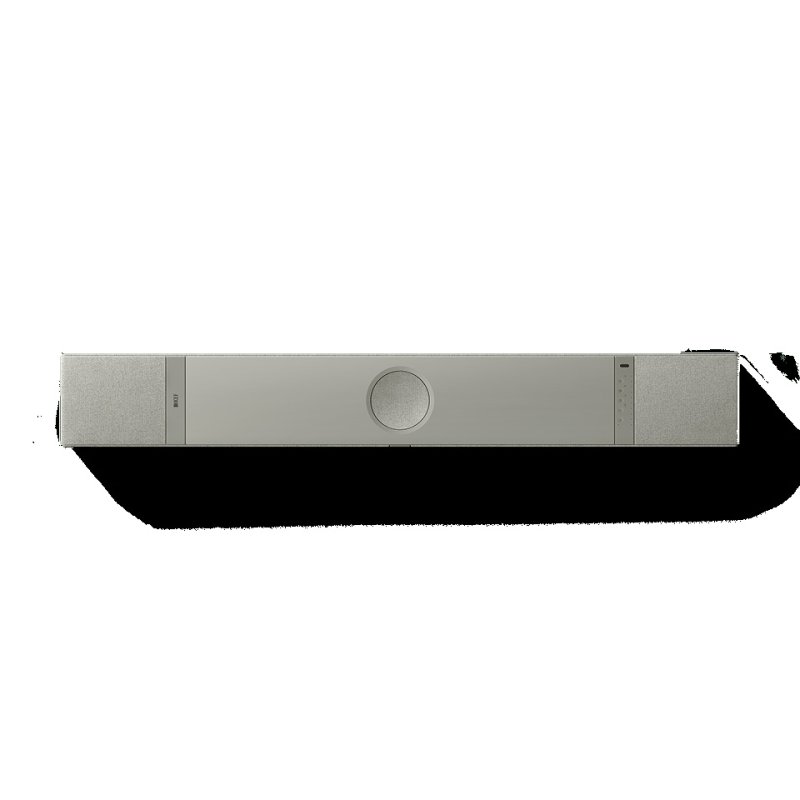 KEF XIO Silver Grey top view showing controls