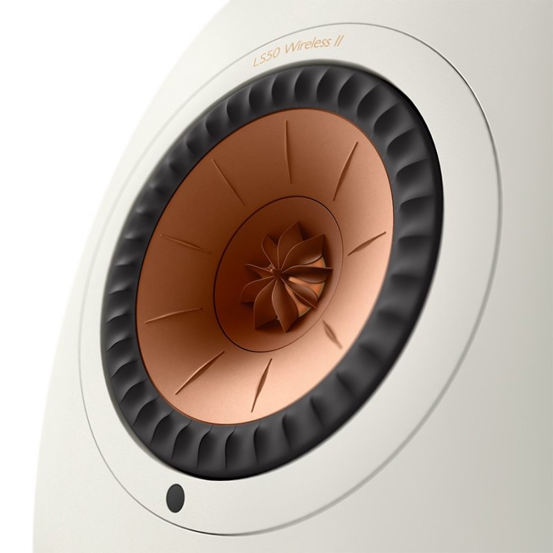 KEF LS50 Wireless II Mineral White — Uni-Q driver detail