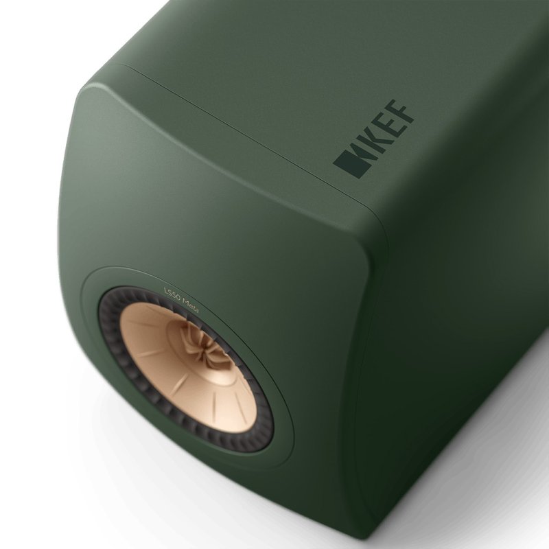 KEF LS50 Meta Moss Green - Front Top