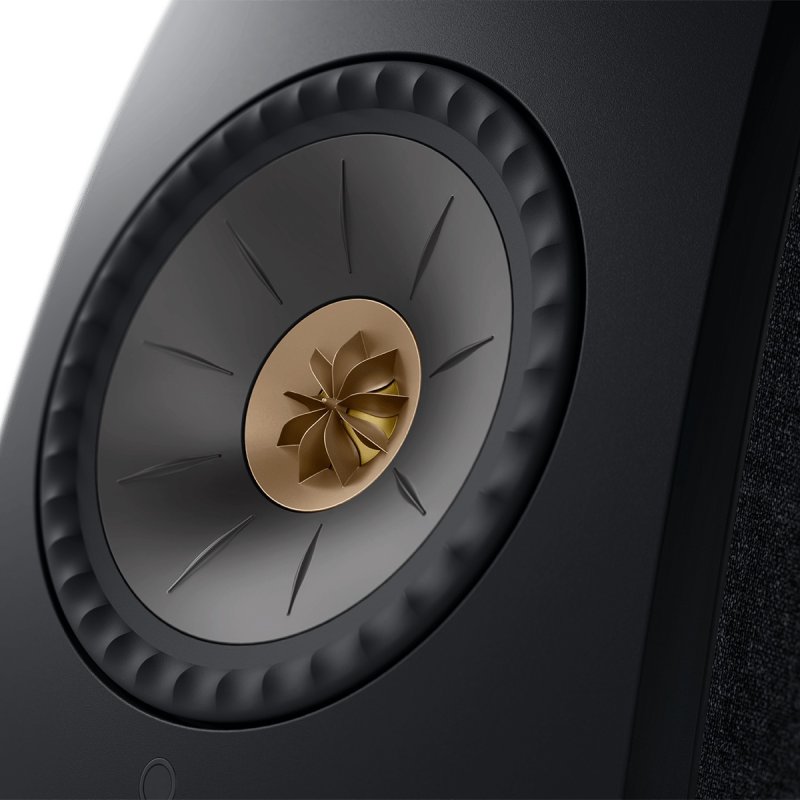 KEF LSX II Carbon Black - Uni-Q driver detail