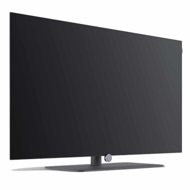LOEWE Inspire 48 DR+ OLED Television angled side view