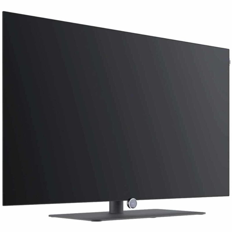 LOEWE Inspire 77 DR+ OLED Television angled side view