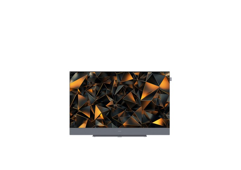 Loewe We. SEE 32 Full HD Streaming TV Storm Grey — front view with screen
