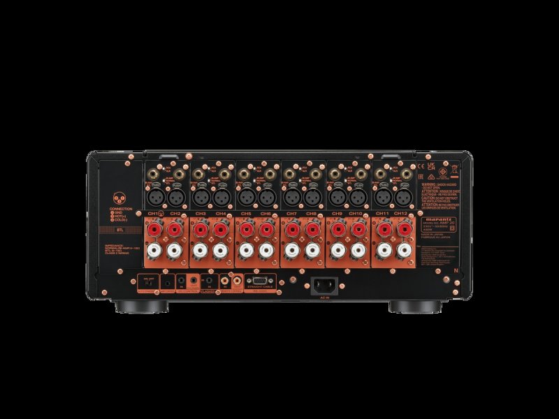 Marantz AMP 20 12-Channel Power Amplifier Black - rear panel connections