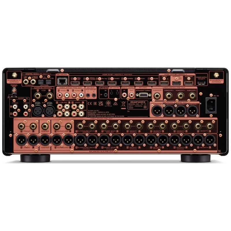 Marantz AV10 AV Processor Black - Rear Panel