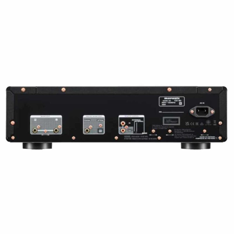 Marantz CD 60 CD Player Black - rear panel connections