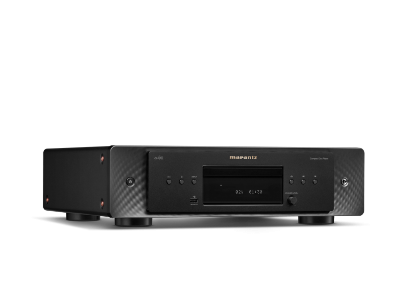 Marantz CD 60 CD Player Black - three-quarter angle from right