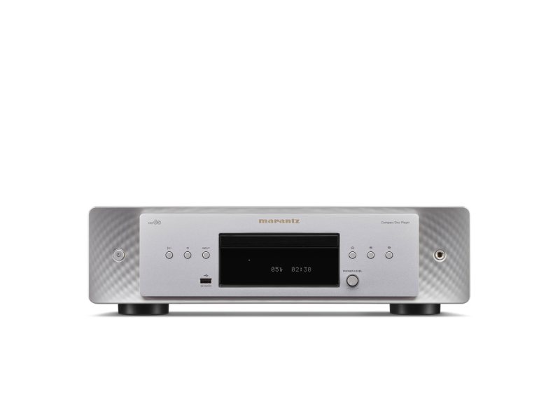 Marantz CD 60 CD Player Silver Gold - front view
