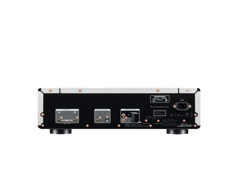Marantz CD 60 CD Player Silver Gold - rear panel connections