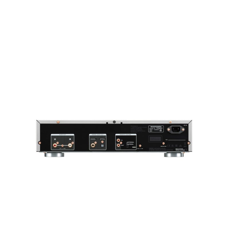 Marantz CD6007 CD Player Silver Gold — rear panel