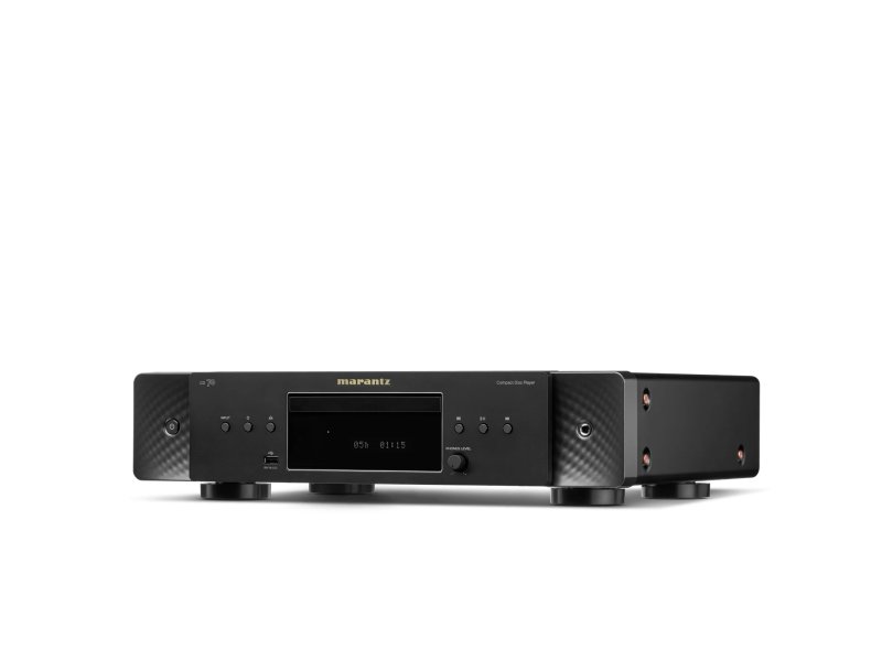 Marantz CD 70 CD Player Black angled view from the right