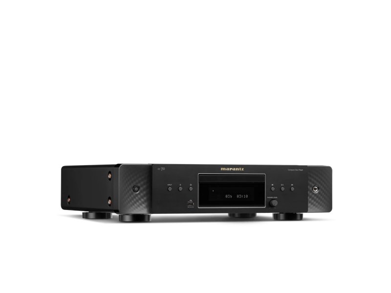 Marantz CD 70 CD Player Black angled view