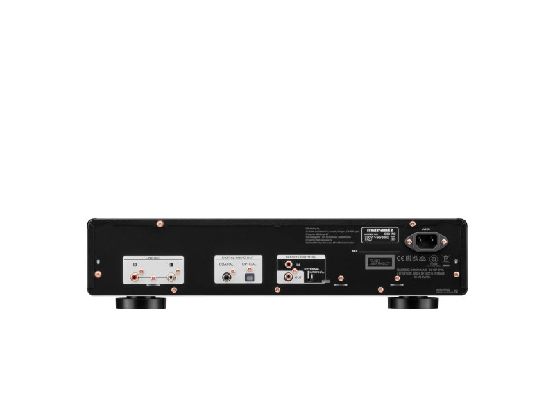 Marantz CD 70 CD Player Black rear panel connections