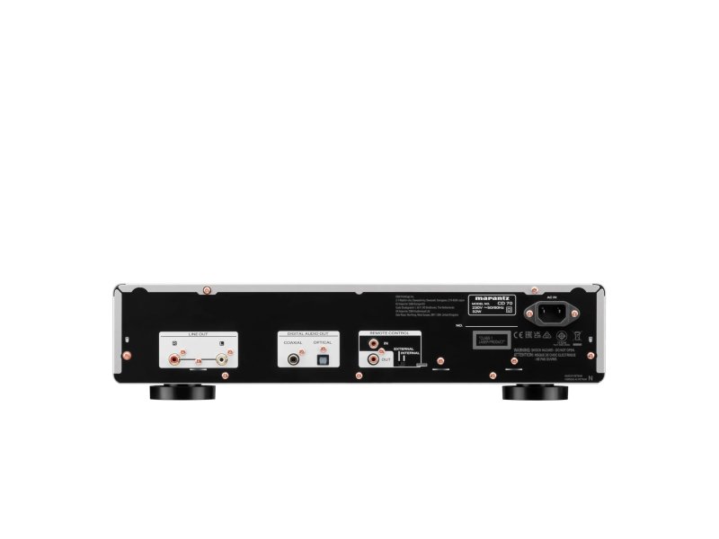 Marantz CD 70 CD Player Silver Gold rear panel connections