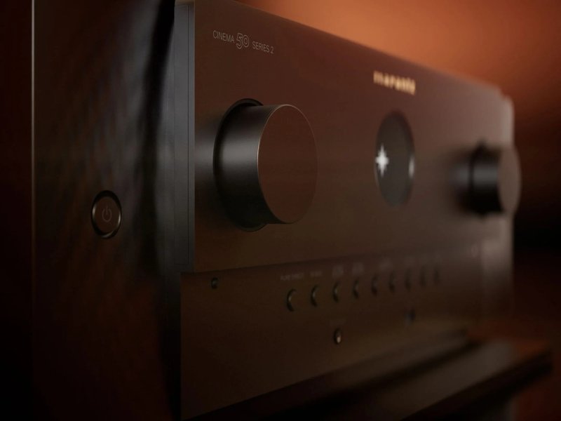 Marantz Cinema 50 Series 2 - porthole display and control detail
