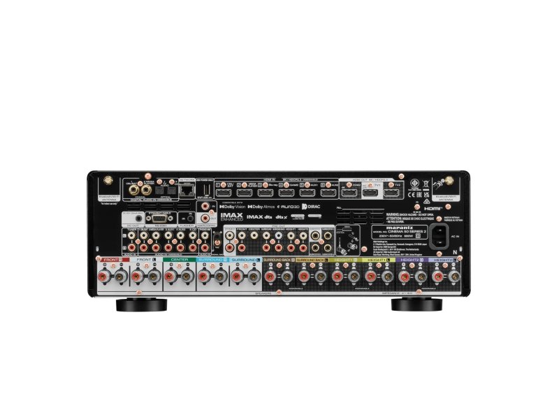 Marantz Cinema 50 Series 2 9.4 Channel AV Receiver Black - rear panel connections