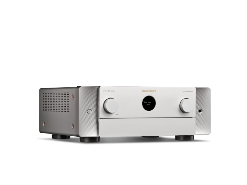 Marantz Cinema 50 Series 2 9.4 Channel AV Receiver Silver - right angle view