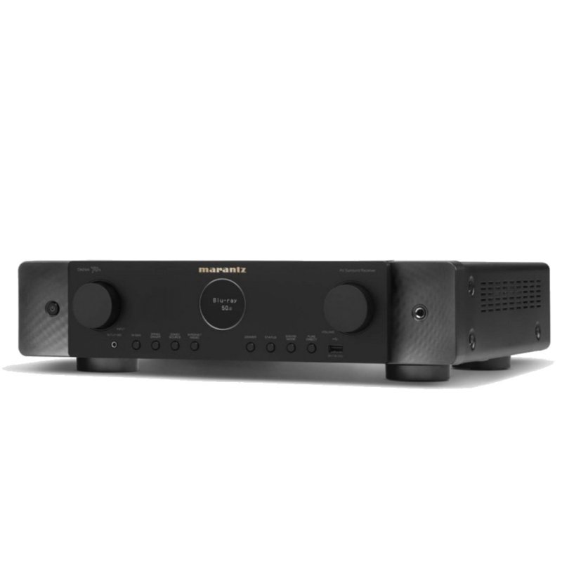 Marantz Cinema 70s 7.2 Channel AV Receiver Black — angled hero view