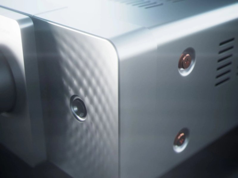 Marantz Cinema 70s Series 2 AV Receiver Silver front fascia detail