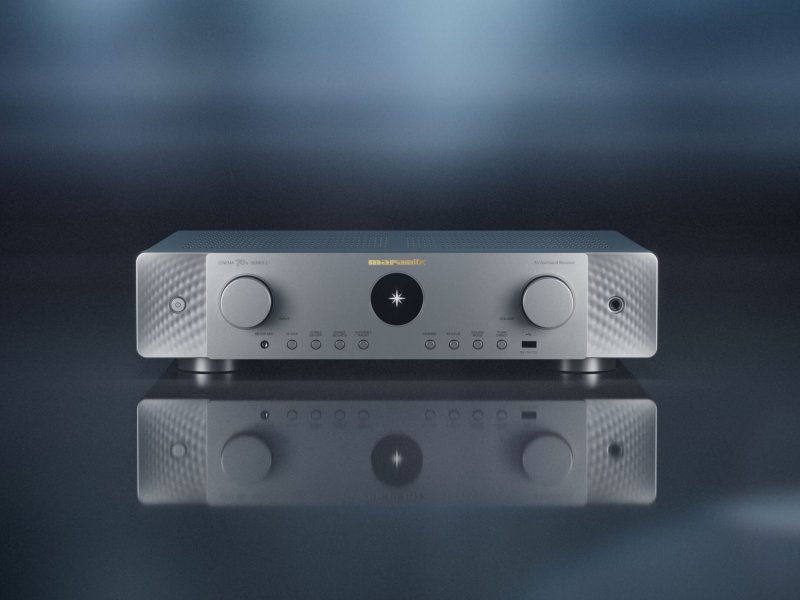 Marantz Cinema 70s Series 2 AV Receiver Silver front on studio setting