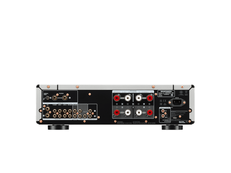 Marantz Model 50 Integrated Amplifier Silver Gold — rear panel