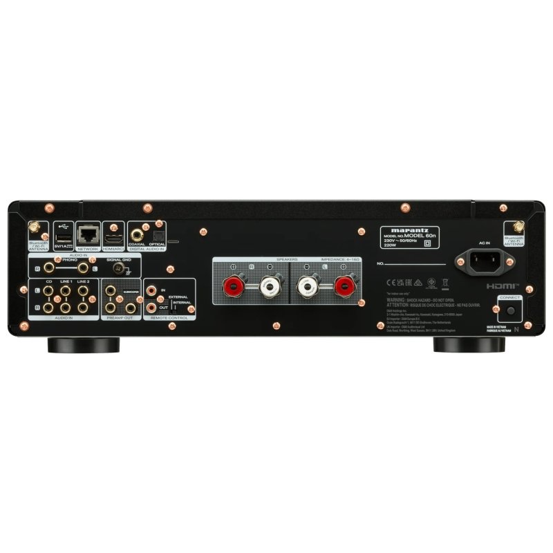 Marantz Model 60n Network Integrated Amplifier Black - rear panel connections