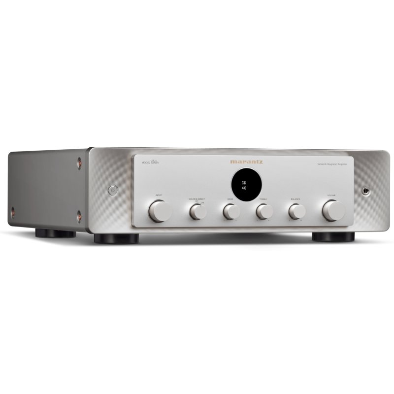 Marantz Model 60n Network Integrated Amplifier Silver Gold - Angle Right