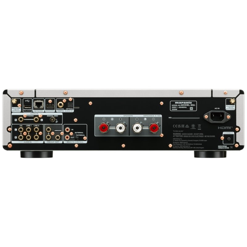 Marantz Model 60n Network Integrated Amplifier Silver Gold - Rear