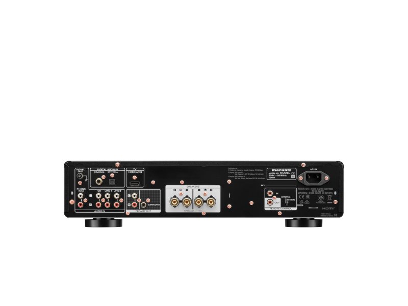 Marantz Model 70 Black rear panel connections