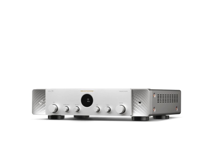 Marantz Model 70 Silver Gold angled view