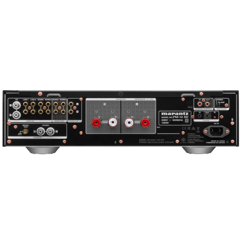 Marantz PM-12SE Special Edition Integrated Amplifier Black — rear panel