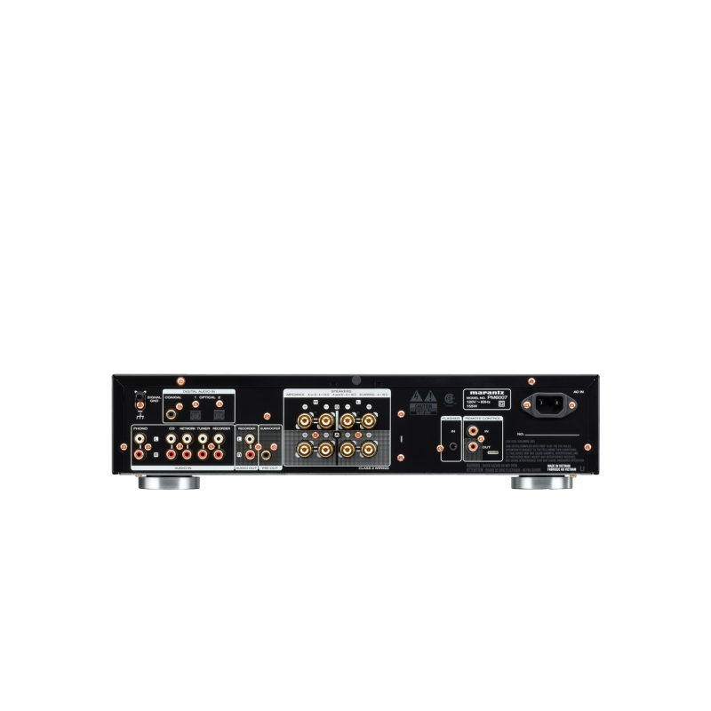 Marantz PM6007 Integrated Amplifier Black — rear panel close-up