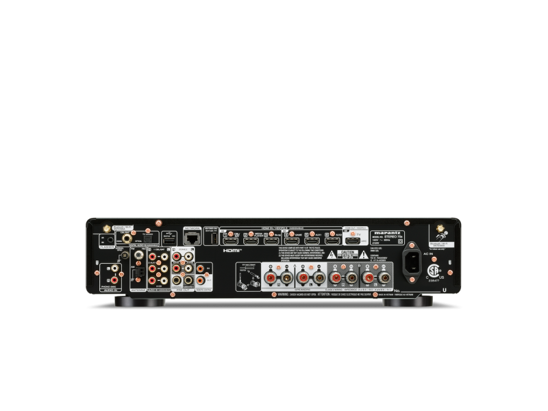 Marantz Stereo 70s Network Stereo Receiver Black — rear panel connections