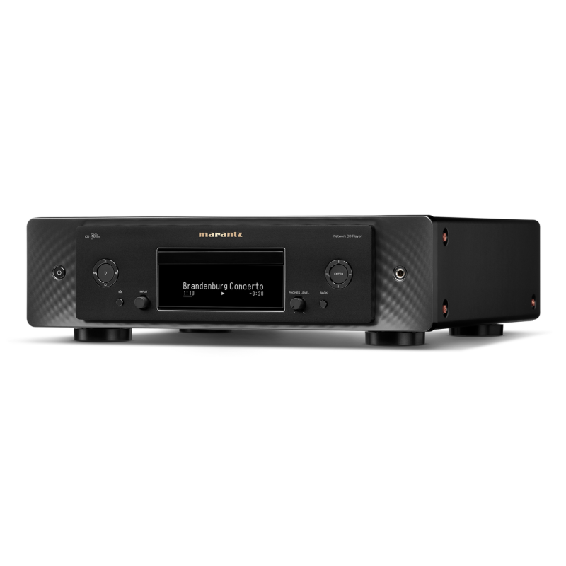 Marantz CD 50n Network CD Player - Black — left angle view