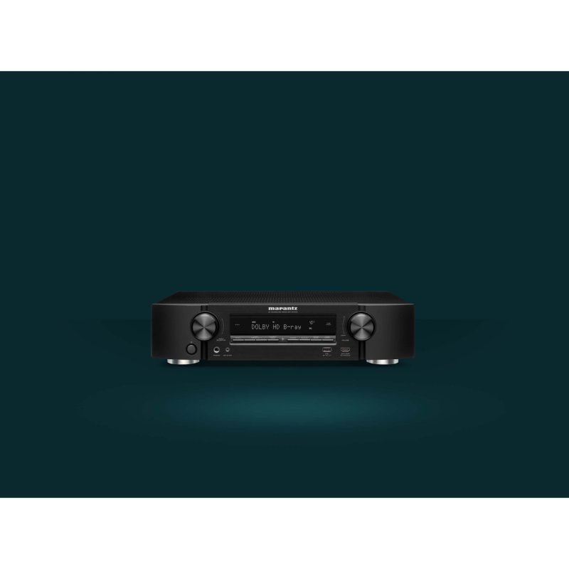 Marantz NR1510 Slim 5.2-Channel AV Receiver - Black — elevated view