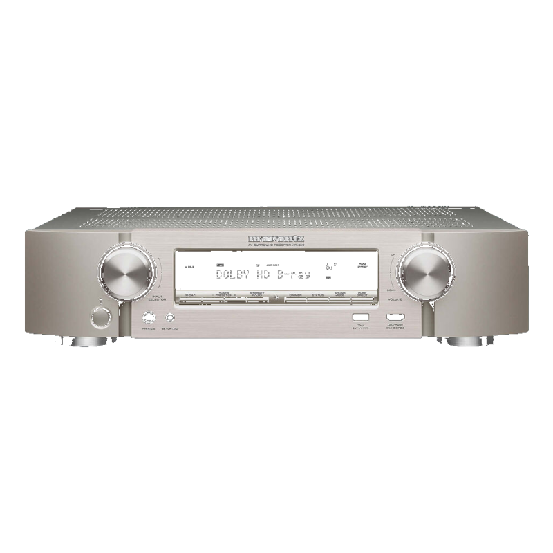 Marantz NR1510 Slim 5.2-Channel AV Receiver - Silver — front view