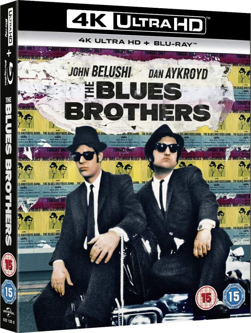The Blues Brothers - 4K Ultra HD Blu-Ray slipcover (angled)