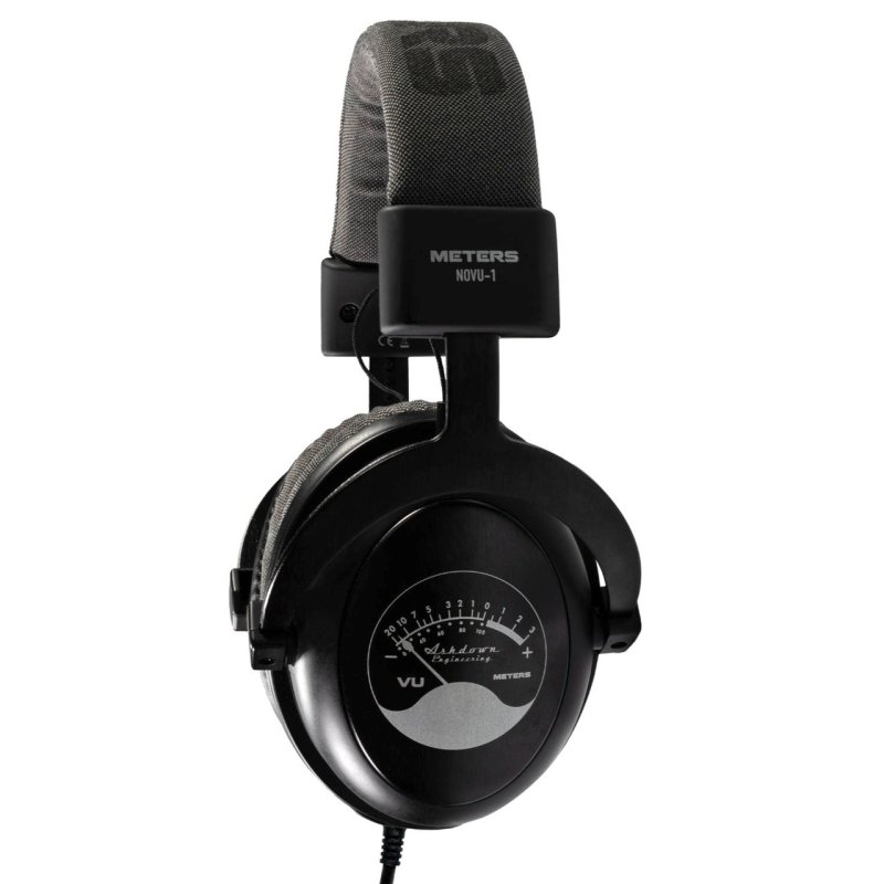 Meters Novu-1 Studio Reference Headphones Black - Left Side View