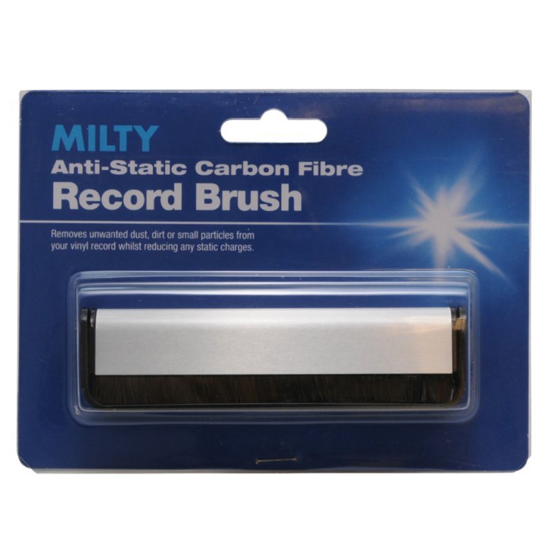 Milty Record Brush — retail packaging