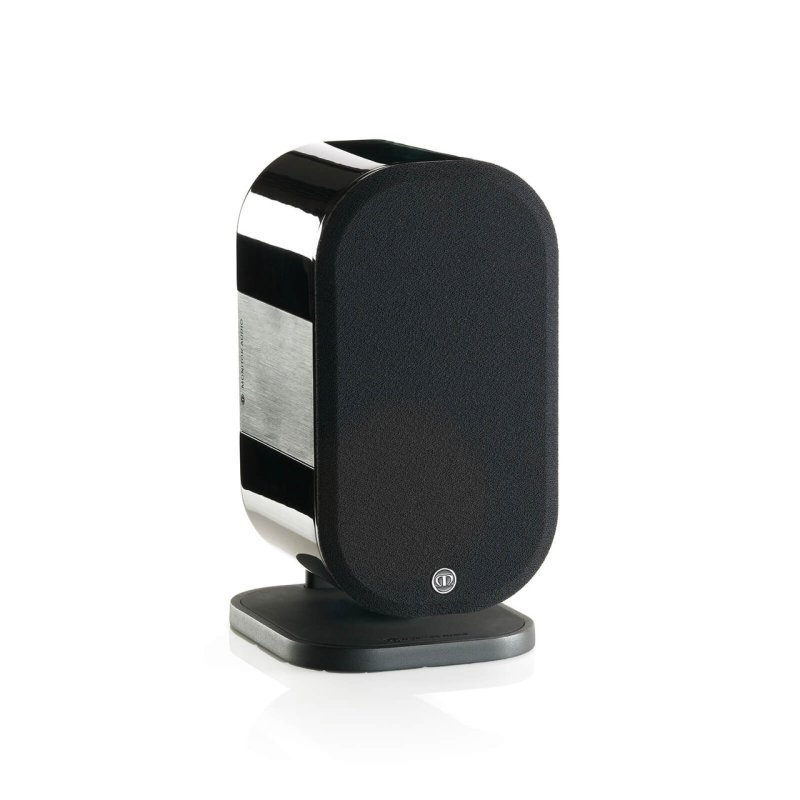 Monitor Audio Apex A10 Black Lacquer (Single) — front view (grille on)