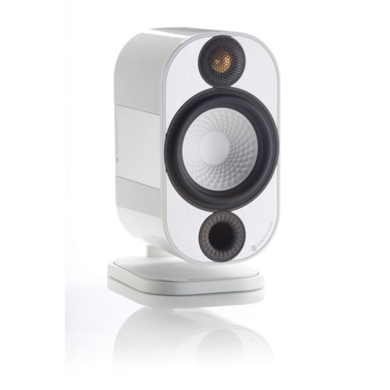 Monitor Audio Apex A10 White Lacquer (Single) — front view (no grille)