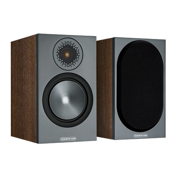 Monitor Audio Bronze 50 6G Atmos AV Speaker Package Walnut — Bronze 50 bookshelf speakers (pair)