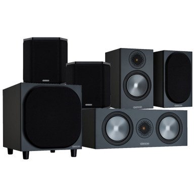 Monitor Audio Bronze 50 6G AV Speaker Package Black
