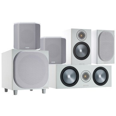 Monitor Audio Bronze 50 6G AV Speaker Package White