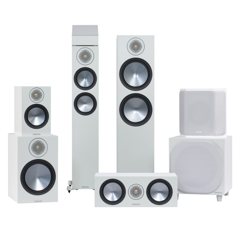 Monitor Audio Bronze 50 6G AV Speaker Package White — Bronze 6G range overview