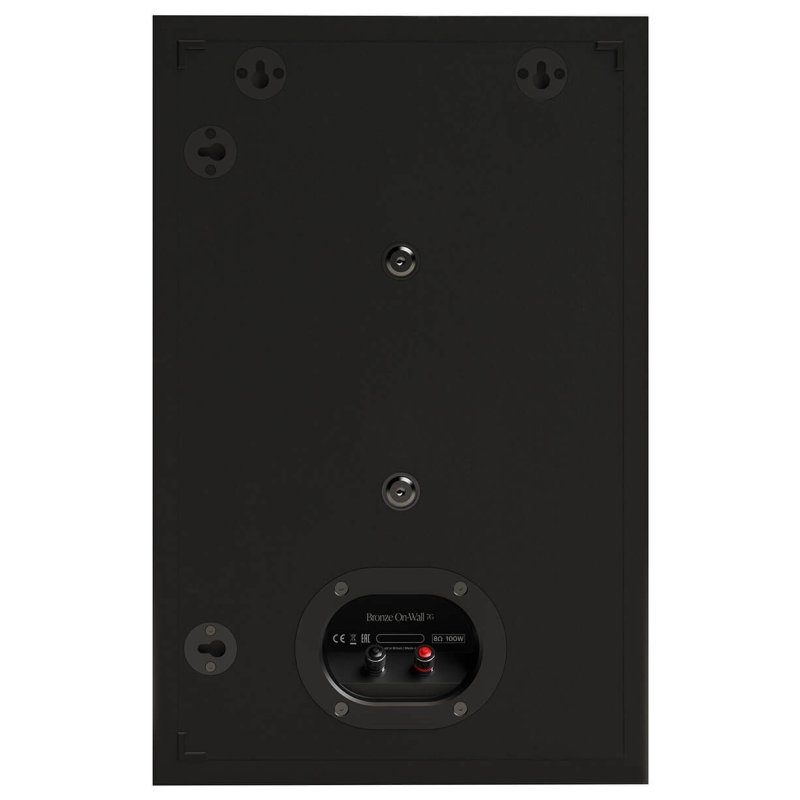 Monitor Audio Bronze 7G On Wall Speaker Black (Single) — rear panel
