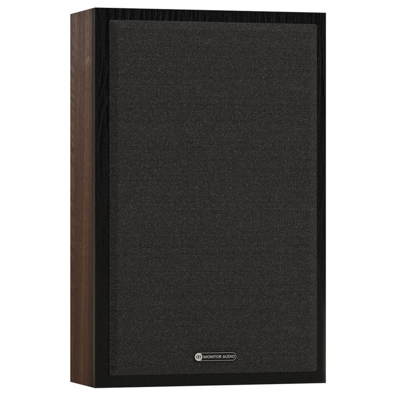 Monitor Audio Bronze 7G On Wall Speaker Walnut (Single) — front view (grille on)